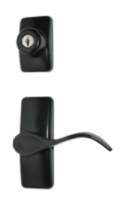 Black Contemporary Curve Hardware